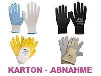 Handschuhe Karton