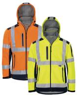 Warnschutz-Vizwell-Exkllusiv-Winter-Softshell-Jacke -VW177P- wasserdicht, winddicht, hoch atmungsaktiv 