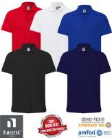 RIMUDERA Exclusives Polo-Shirt -R-POLO- Mischgewebe, extra bequemer Tragecomfort, Top-Qualitaet, Top-Preis, Größen XXS - 6XL