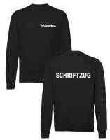 SECURITY-Rundhals-Sweat-Shirt RIMUDERA-, TOP-Qualität, XXS - 6XL, mit wählbarem Druck auf Brust und Rücken, Basispreis zzgl. Druckkosten